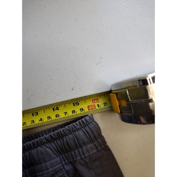 Forever 21 Men Grey Ripstop Cargo Jogger Pants Elastic Waist Size Large - Picture 5 of 5